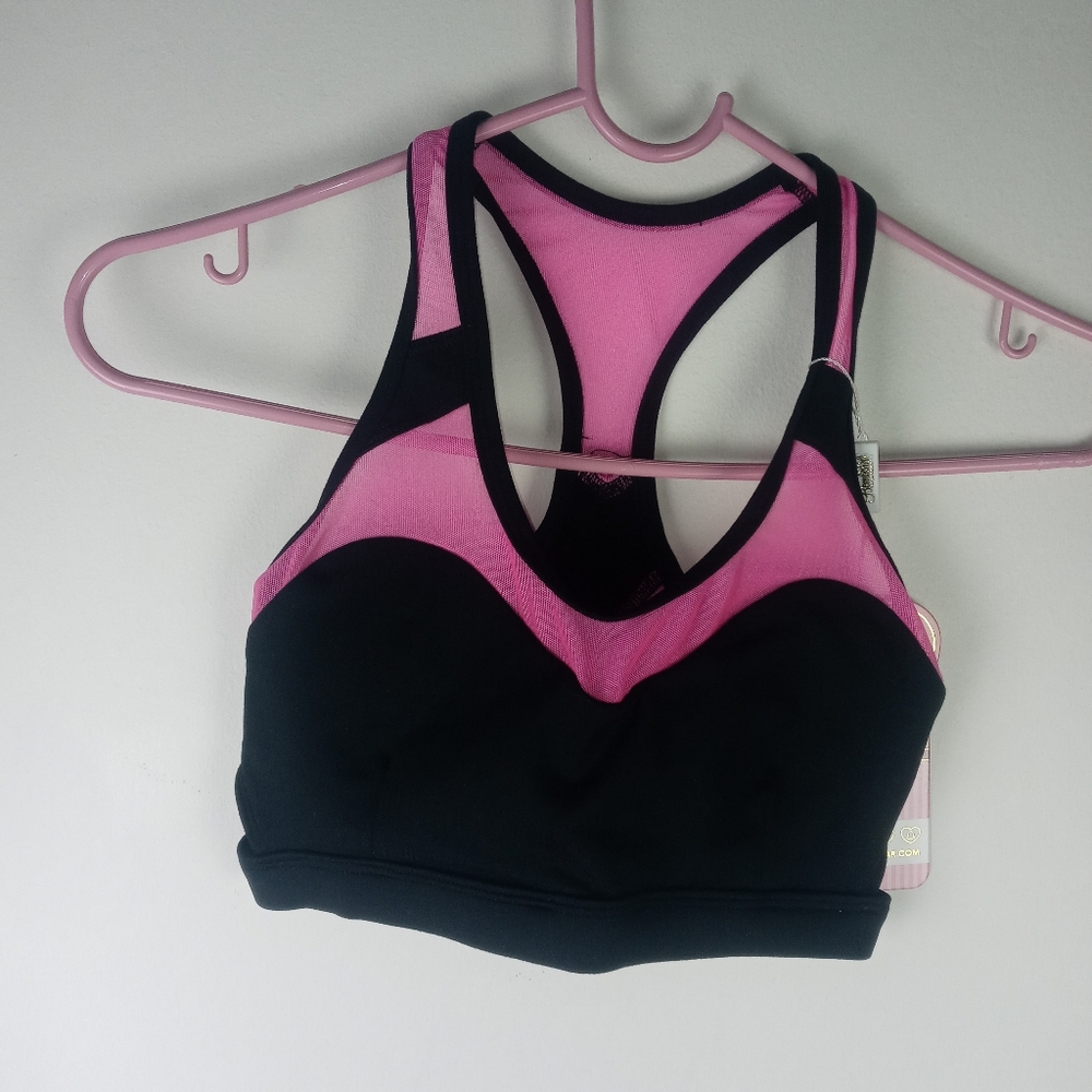 Bombshell Sportswear Mesh Sports Bra Size XS